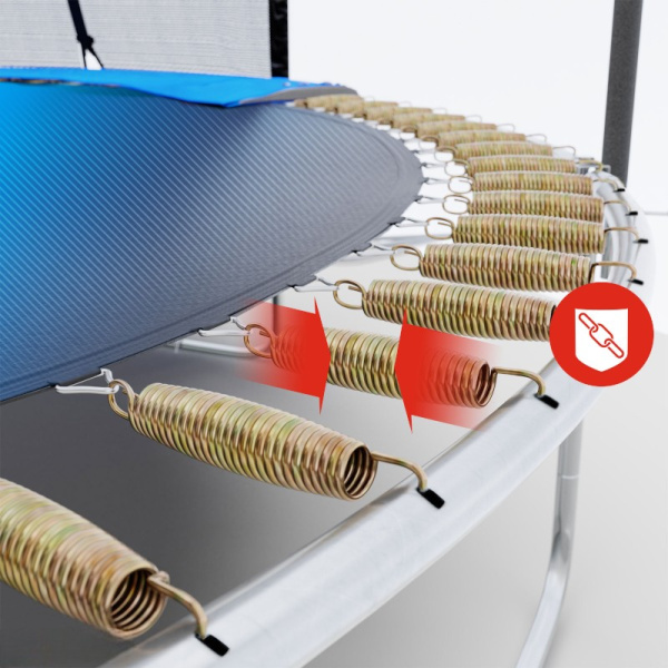 Батут-манеж 252 см с внешней сеткой / Качественный и надежный